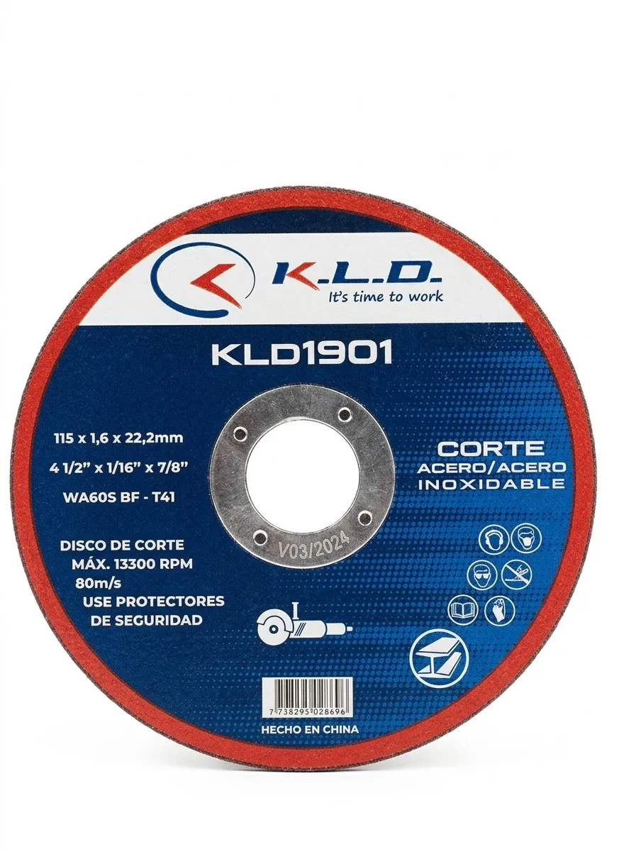 DISCO DE CORTE 115X1.6X22MM KLD1901