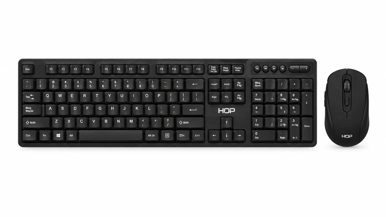TECLADO Y MOUSE 6 BOTONES INALAMBRICO