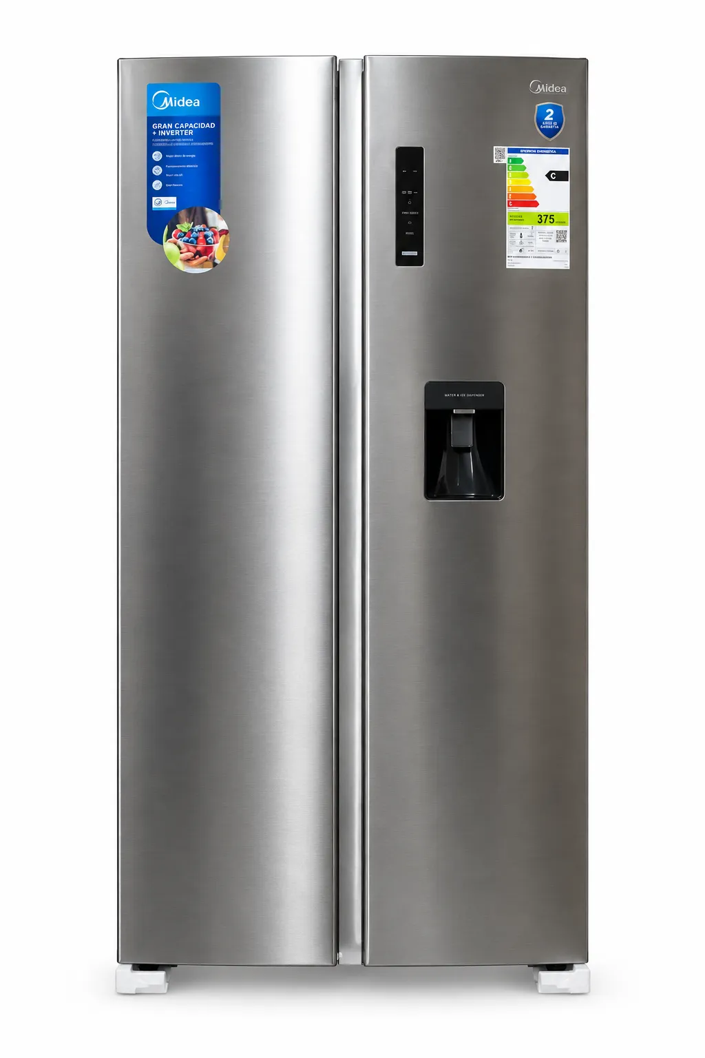 HELADERA NF INVERTER SIDE BY SIDE 510L