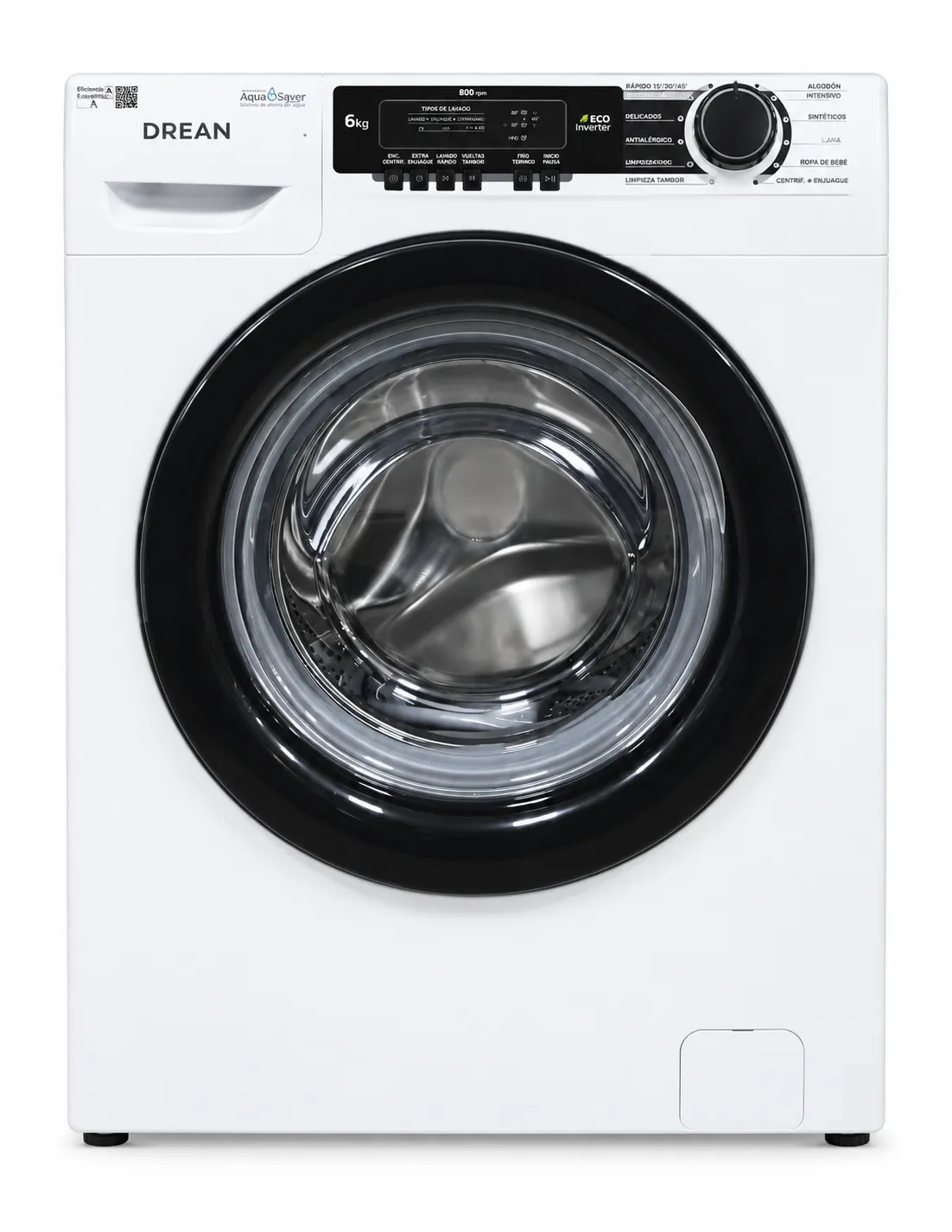 LAVARROPAS AUTOMATICO 6 KG C/FRONTAL