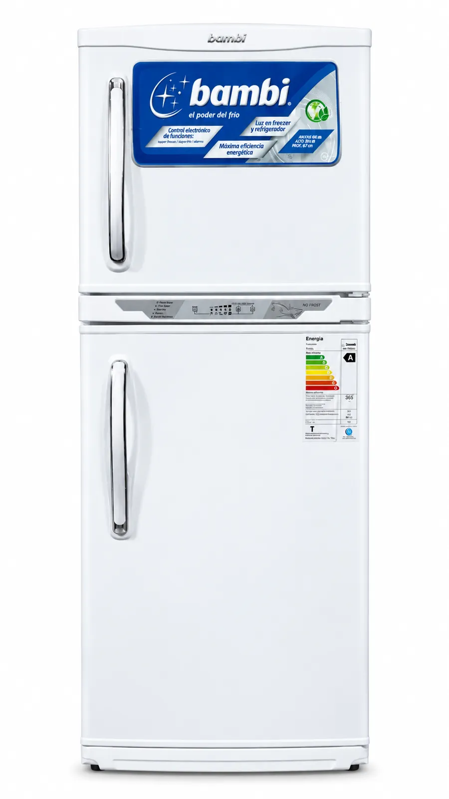 HELADERA 2P 2F 329L NF BLANCA
