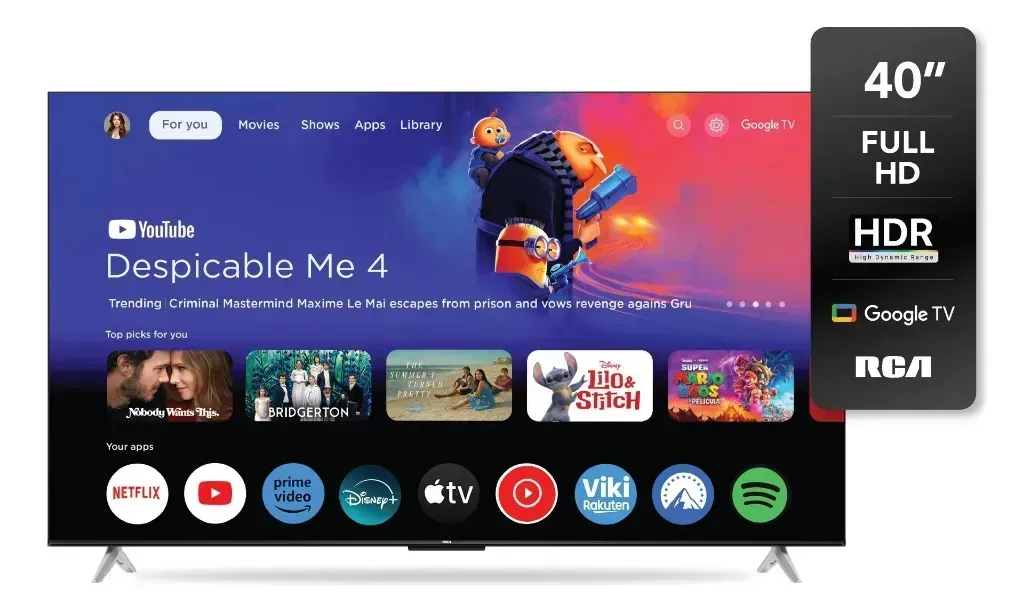 TV 40" LED SMART FHD GOOGLE TV