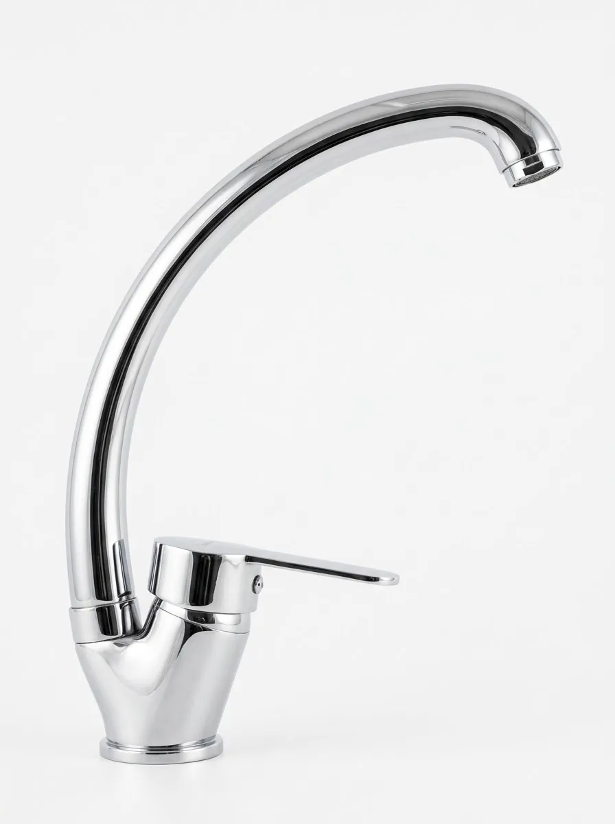 GRIFERIA COCINA MESADA MADRID CISNE CROMO MONO 8583