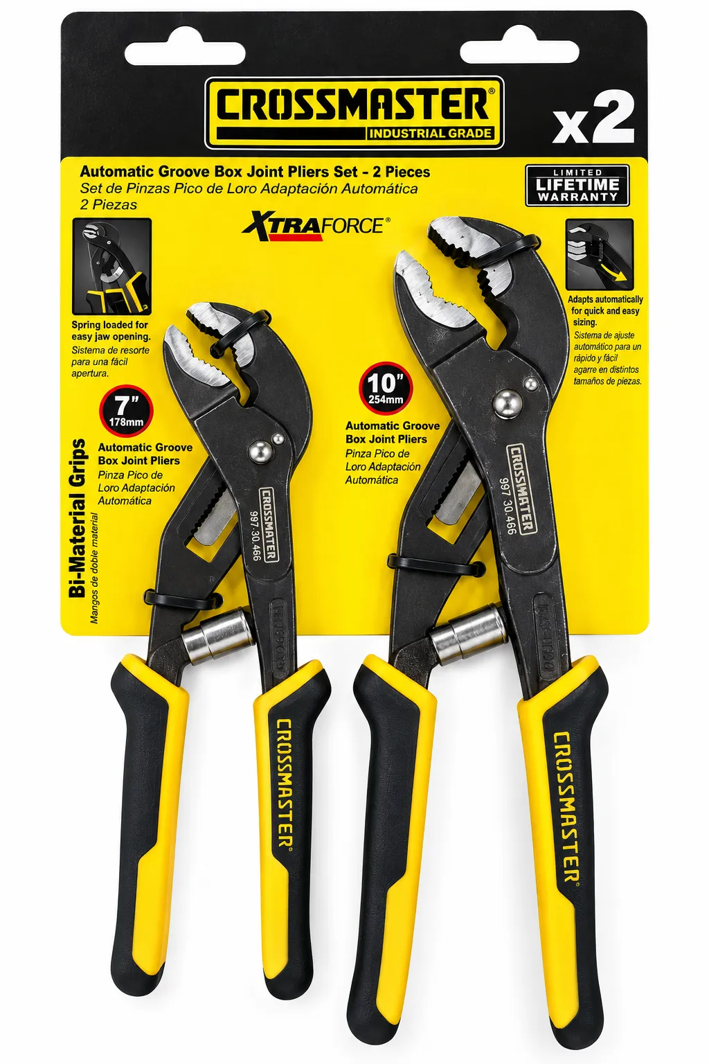 SET PINZA PICO DE LORO 2PCS CROSS
