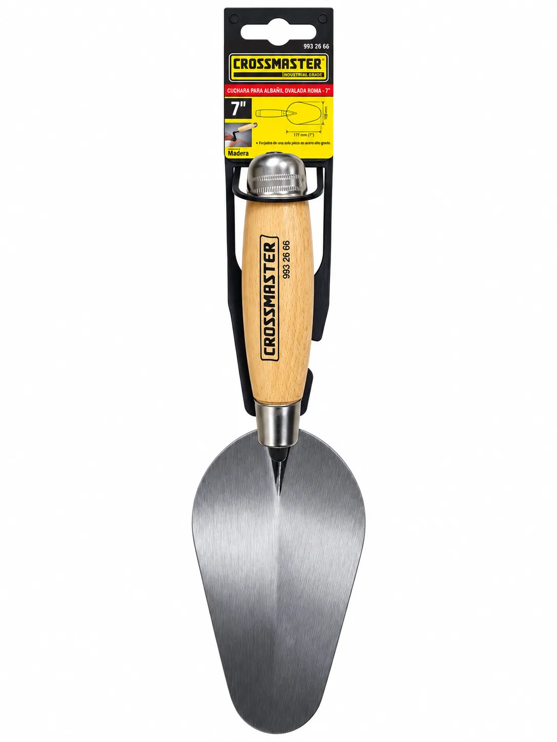 CUCHARA ALBAÑIL FORJ ROMA 7" CROSS