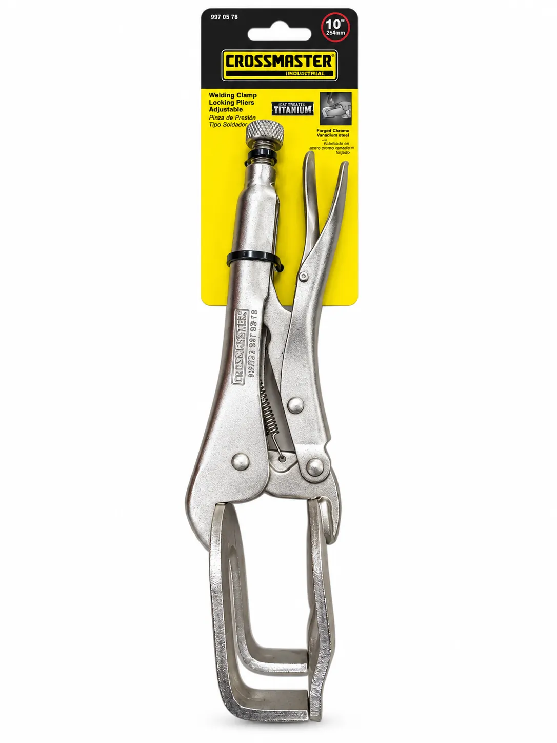 PINZA PRESION T/SOLDADOR CROSS 10"