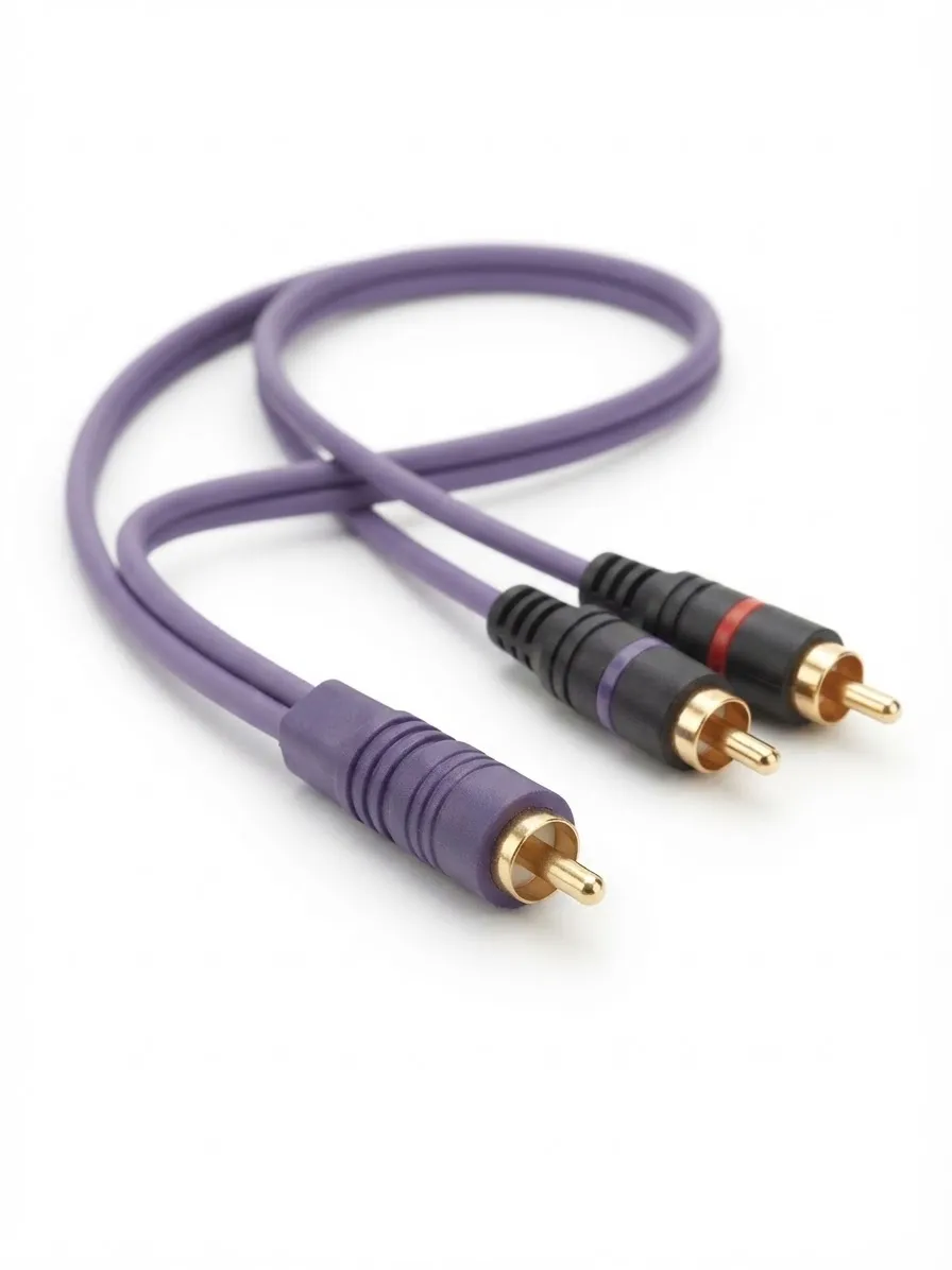 CAB 2PLUG RCA A 1JACK RCA 0.25M